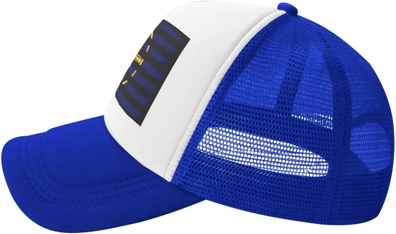 US and Flag of Omaha, Nebraska Baseball Cap for Men Women Adjustable Breathable Mesh Trucker Hat Unisex