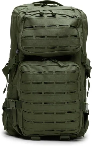US Cooper Lasercut Rucksack Large Olive