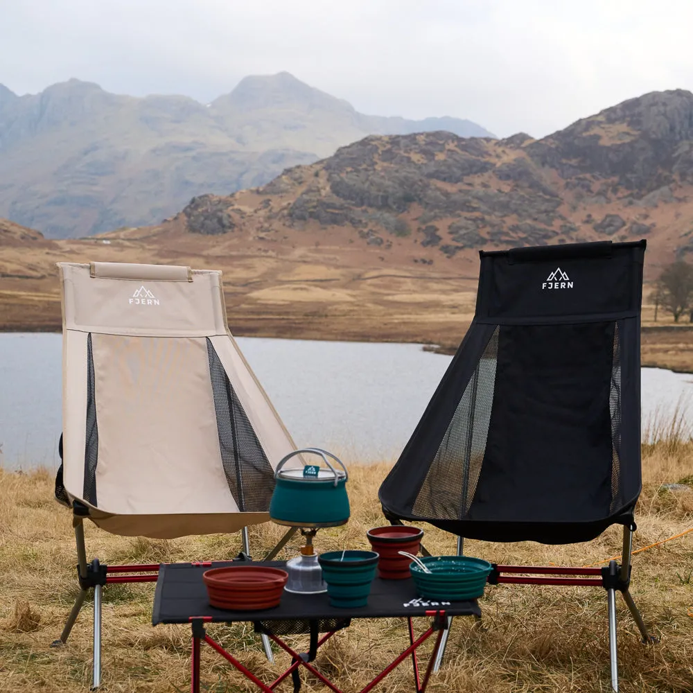 Utepils High Camping Chair (Sand)
