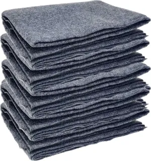 Vakly Emergency Throw Blanket [80’’x40’’] Disposable Fleece Military Cover – for Traveling, Camping, Car, Outdoor Survival, Homeless Shelters & Everyday Use (5, Gray, 40" x 80")