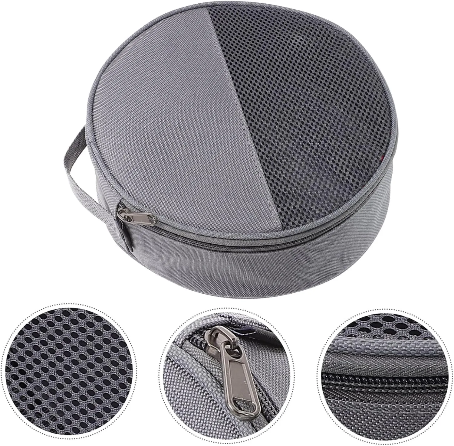 VANZACK Outdoor Tableware Bag Canvas Bag Camping Plate Organizer Round Plate Bag Picnic Tableware Bag Camping