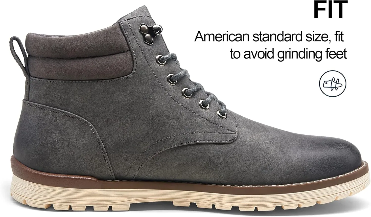 Vostey Men's Boots Hiking Boots Casual Boots for Men
