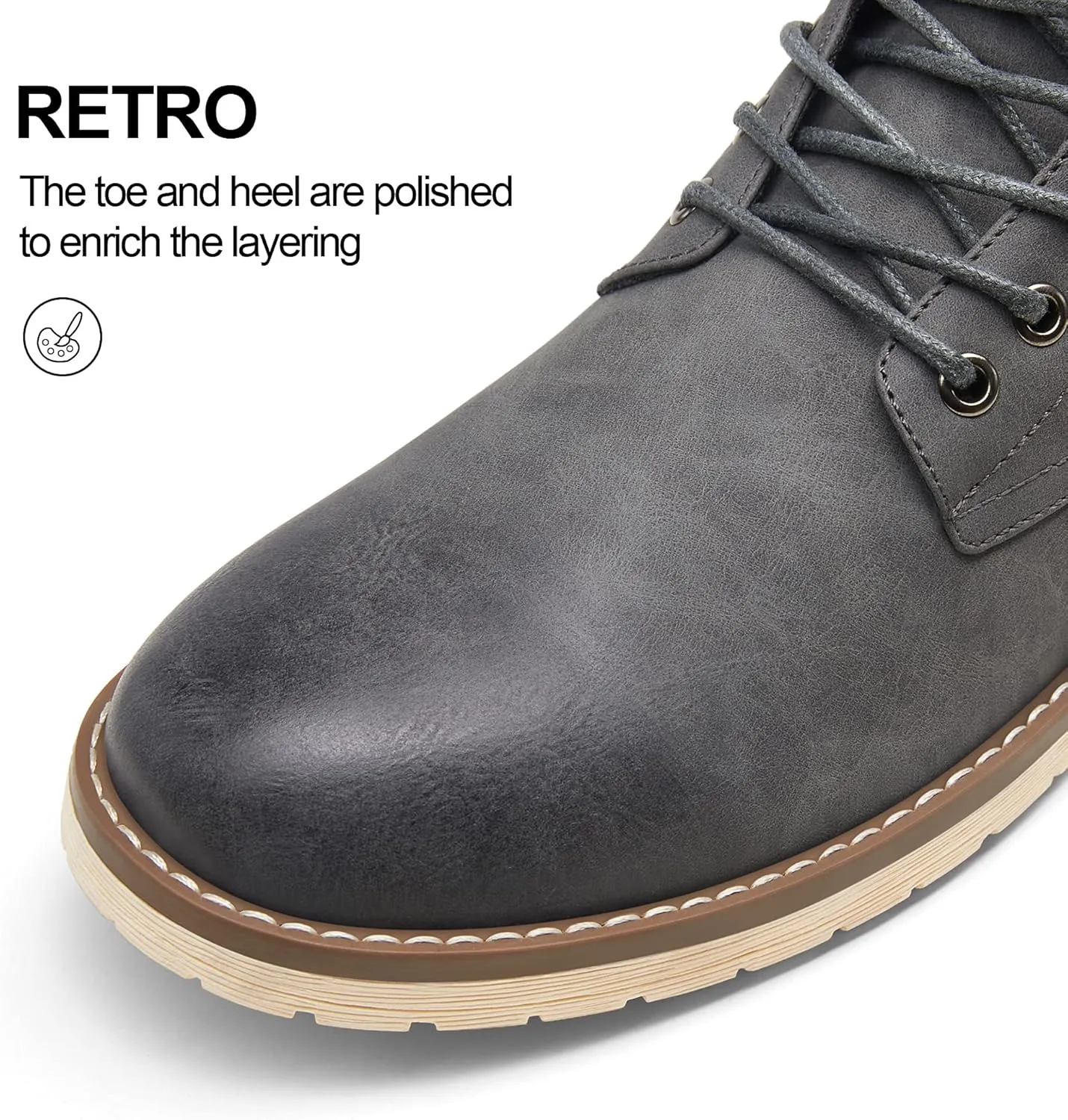 Vostey Men's Boots Hiking Boots Casual Boots for Men