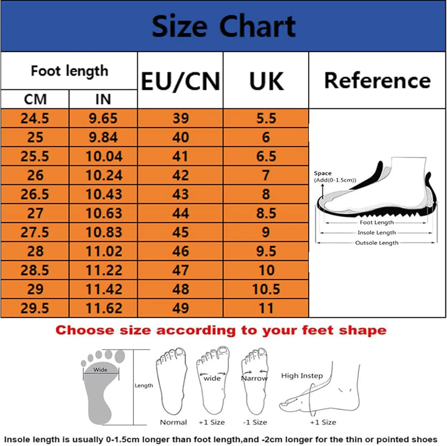 Walking Hiking Slip-On Shoes,Winter Outdoor Trekking Orthopedic Arch Support Trainers Waterproof Work Sports Shoes Extra Wide Anti Slip Climbing Trails Sneakers,Black,43EU