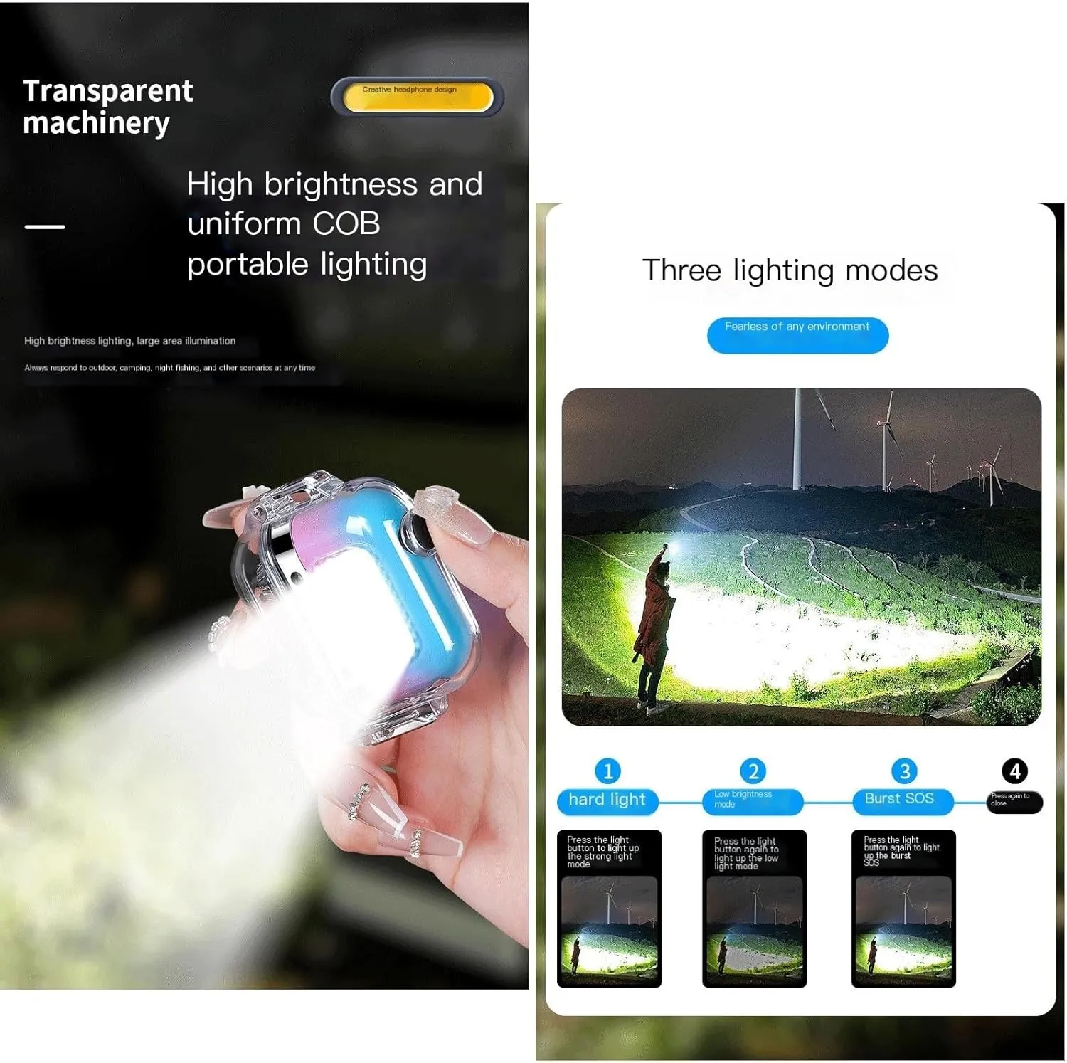 Waterproof Lighter Outdoor Windproof Electric Dual Arc Lighter Flameless Plasma Lighters for Cigarette/Cigar ，Candle， Survival ，Camping Hiking (Color : Orange)