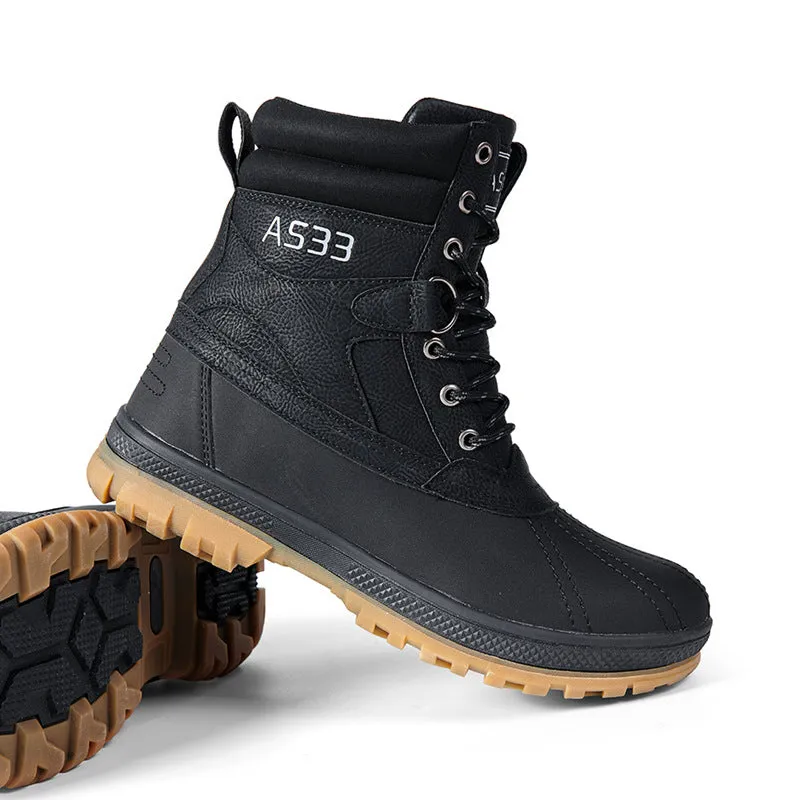 WildKing Men's High Top Waterproof Anti-Slip Off-Road Hiking Boots
