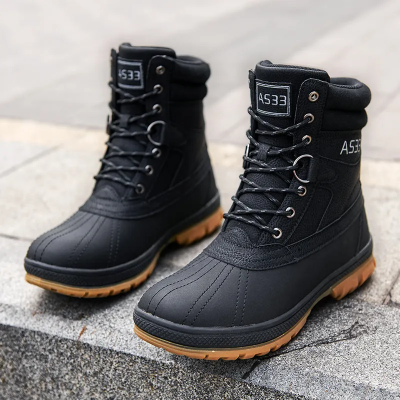 WildKing Men's High Top Waterproof Anti-Slip Off-Road Hiking Boots
