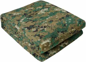WINWAY Camo Burlap Cradle Mesh Fabric - 75D Camouflage Netting for Hunting Blinds, Camping Military Tree Stands, Ground Cover…