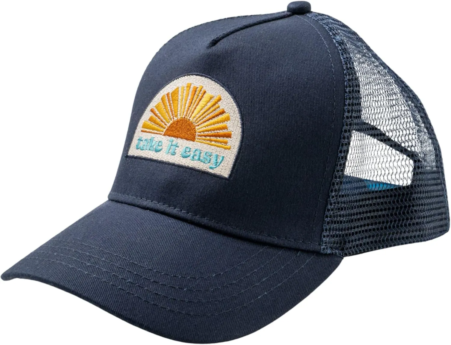 Women's and Men's Adjustable Cap Mesh Side Panels Trucker Hat
