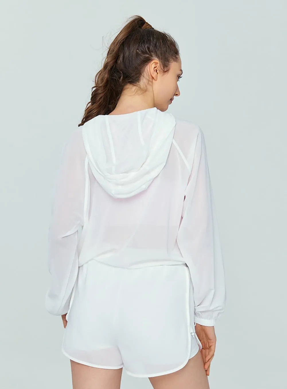 Women’s Long Sleeve Mesh Jackets Lightweight UV Protective Coat