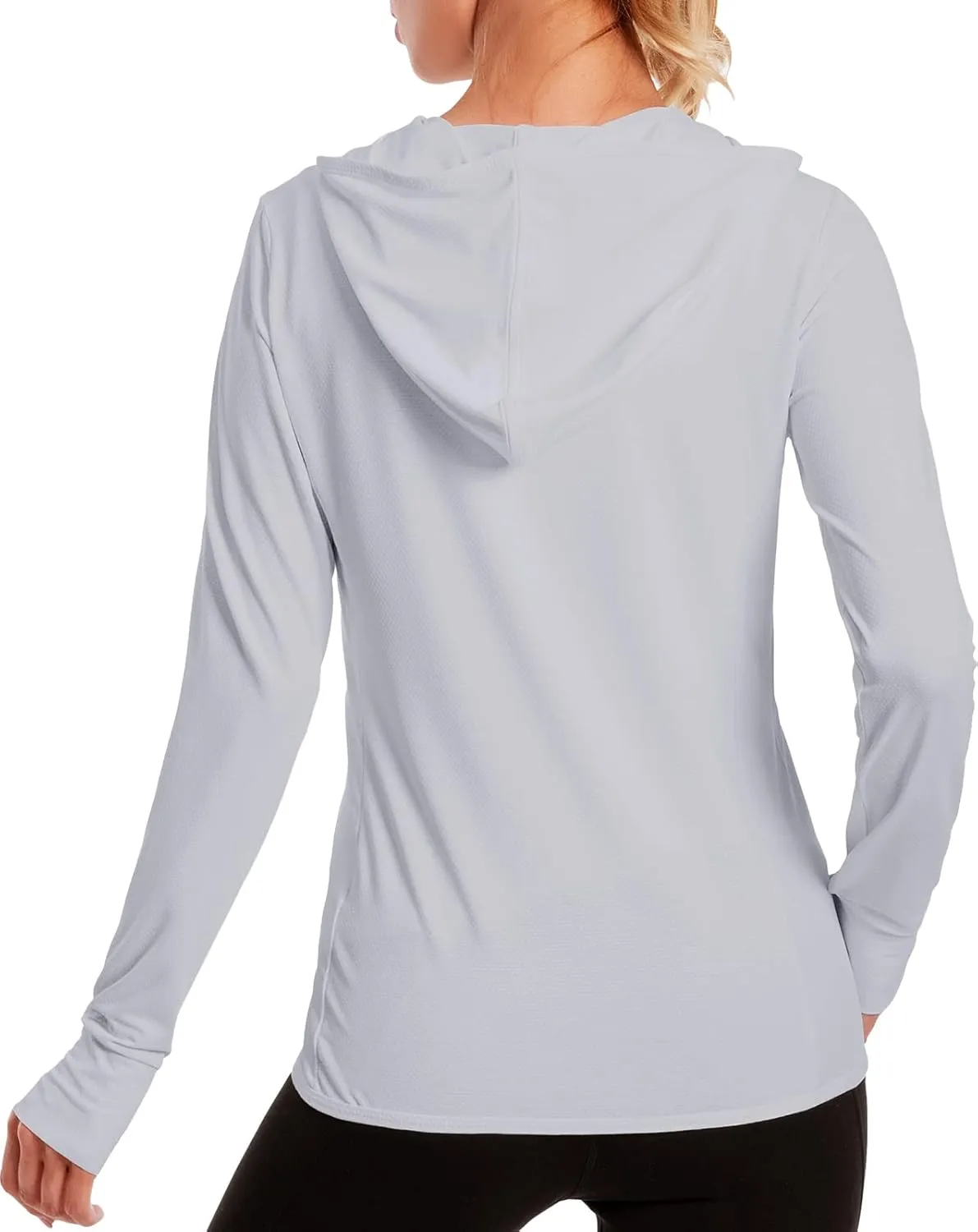 Women's UPF 50  Sun Protection UV Jacket - Zip Up Hoodie Long Sleeve Hiking Fishing SPF Performance Shirt with Thumbhole