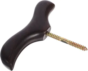 Wood Handle Replacement for Trekking Poles Ergonomic Grip Non- Outdoor Walking Stick Handle Portable Hiking Accessory for Enhanced Balance and Stability