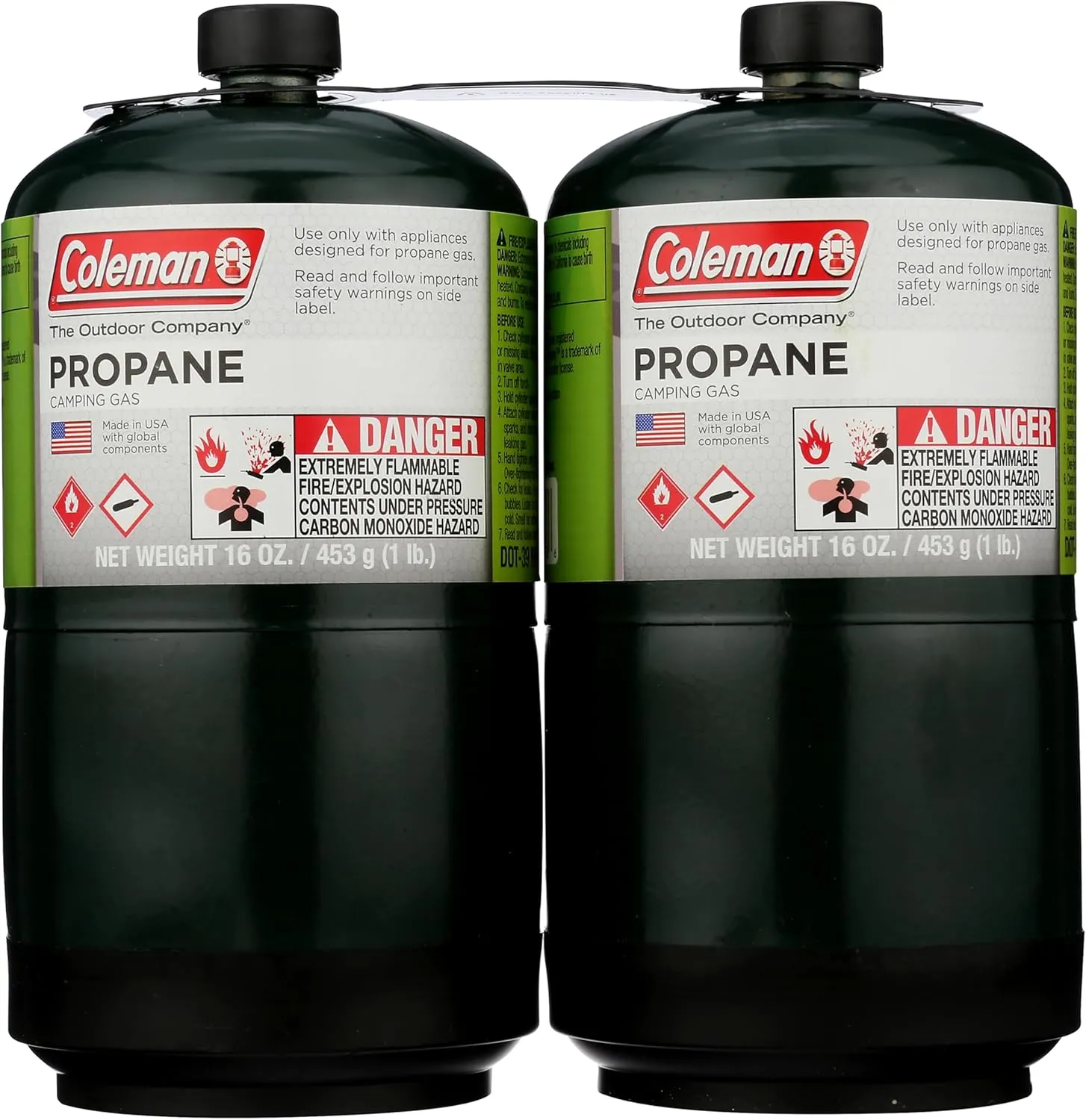 WORTHINGTON 310805 16.4 Oz. Propane Cylinder, Disposable