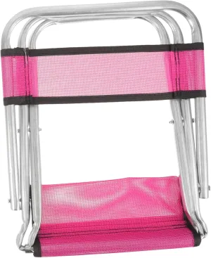 Yardwe Collapsible Stool Lightweight Camping Chair Small Folding Chair for Adults Portable Random Color