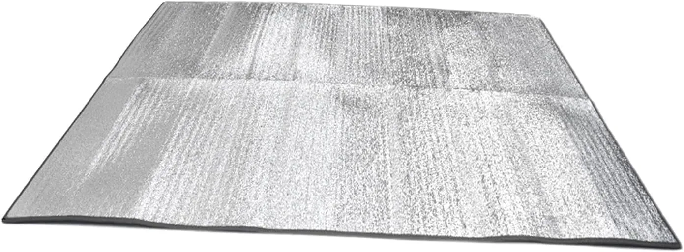 Yiju Camping Mat Foldable Insulation Tent Pad Blanket Thermal Aluminum Foil Sleeping Pad Sleeping Mat for Picnic Travel Outdoor, 200cmx200cmx3.5cm