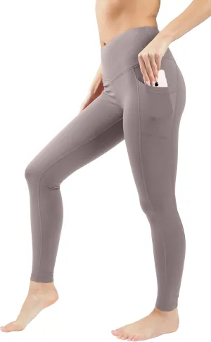 Yogalicious Squat Proof Fleece Lined Legging High Waisted Thermal Winter Running Pants for Women