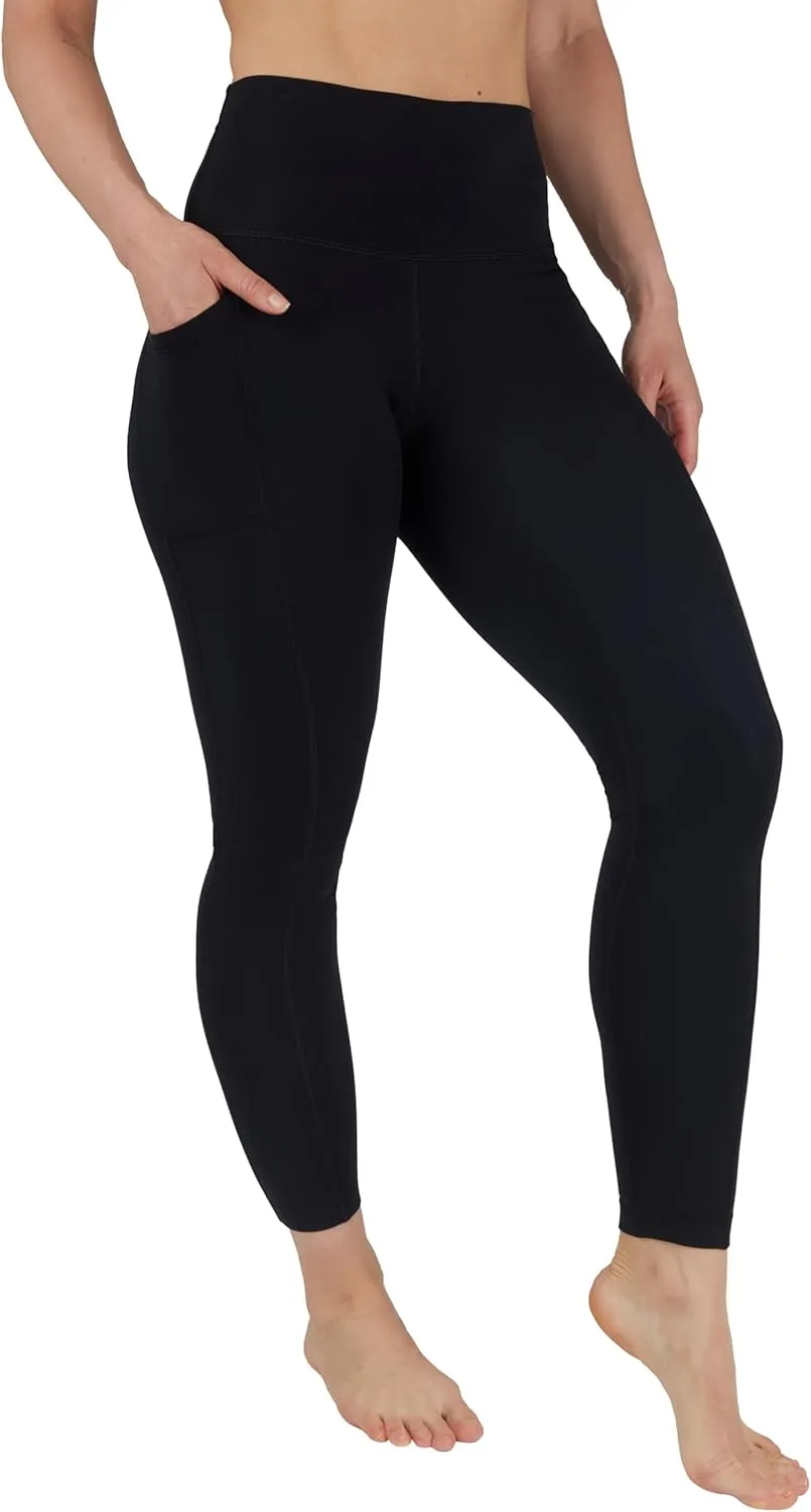 Yogalicious Squat Proof Fleece Lined Legging High Waisted Thermal Winter Running Pants for Women