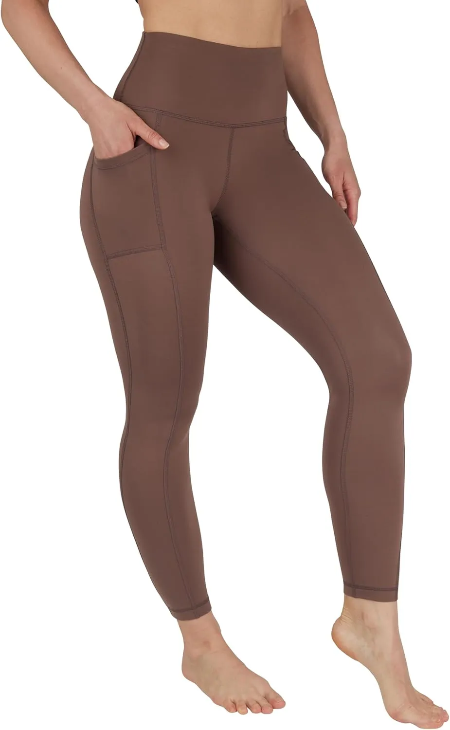 Yogalicious Squat Proof Fleece Lined Legging High Waisted Thermal Winter Running Pants for Women