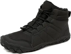 Zureto Hike Winter Footwear Barefoot Shoes Women Men, Autumn Winter Waterproof Wide Toe Box Barefoot Shoes Walking Boots